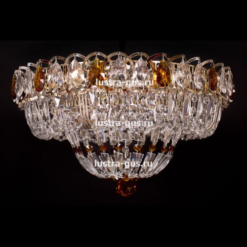 Люстра Кольцо Классика Пластинка цветная в Симферополе Гусь Хрустальный