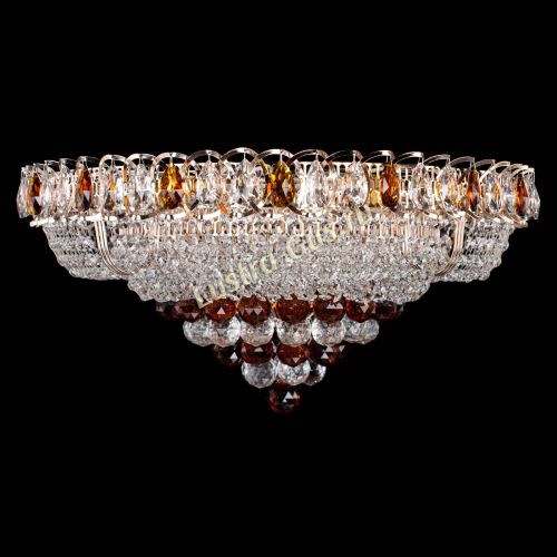 Люстра Кольцо пирамида шар 40 мм чайный в Симферополе Гусь Хрустальный