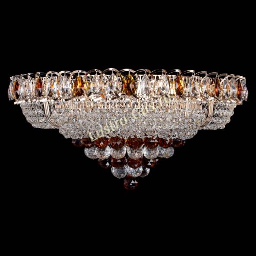 Люстра Кольцо пирамида шар 40 мм чайный в Симферополе Гусь Хрустальный