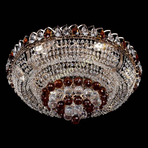 Люстра Кольцо пирамида шар 40 мм чайный в Симферополе Гусь Хрустальный