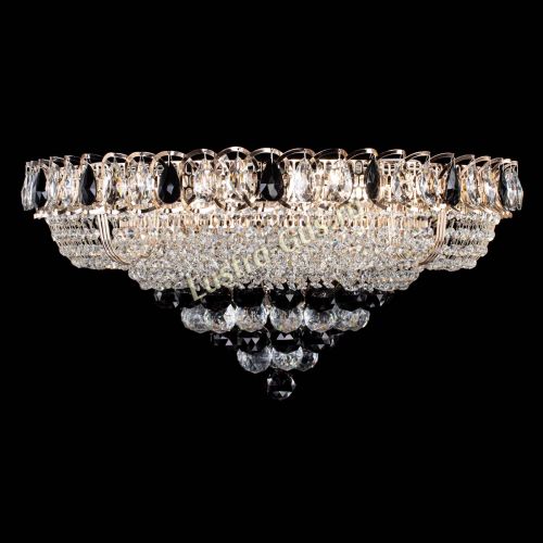 Люстра Кольцо пирамида шар 40 мм черная в Симферополе Гусь Хрустальный