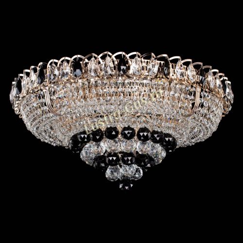 Люстра Кольцо пирамида шар 40 мм черная в Симферополе Гусь Хрустальный