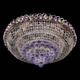 Люстра Кольцо пирамида шар 40 мм фиолетовая в Симферополе