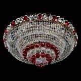 Люстра Кольцо пирамида шар 40 мм красная в Симферополе