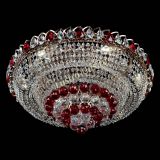 Люстра Кольцо пирамида шар 40 мм красная в Симферополе