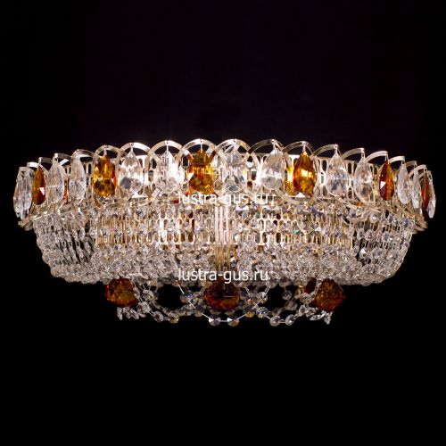 Люстра Кольцо Снежинка чайная в Симферополе Гусь Хрустальный