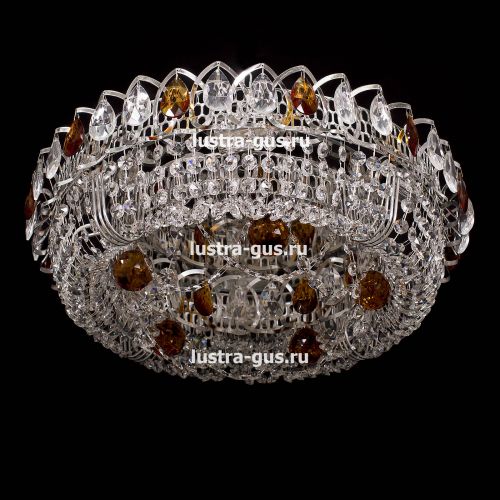 Люстра Кольцо Снежинка чайная в Симферополе Гусь Хрустальный