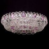 Люстра Кольцо Снежинка розовая в Симферополе