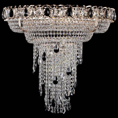 Люстра Кольцо №10 черная в Симферополе Гусь Хрустальный