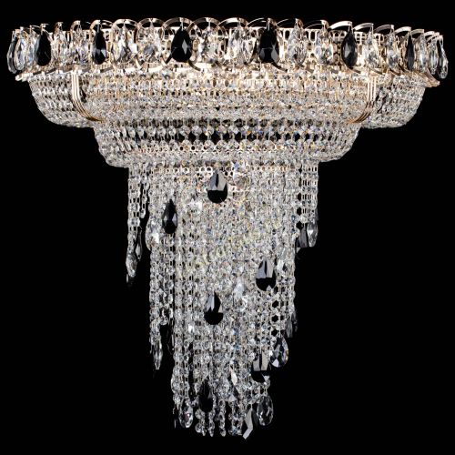 Люстра Кольцо №10 черная в Симферополе Гусь Хрустальный