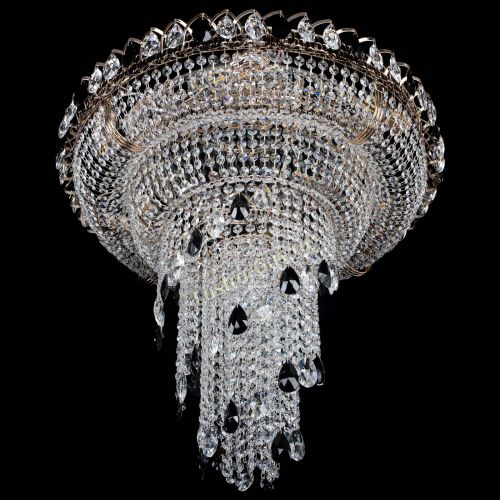 Люстра Кольцо №10 черная в Симферополе Гусь Хрустальный