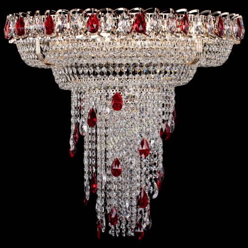 Люстра Кольцо №10 красная в Симферополе Гусь Хрустальный