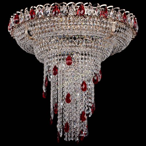 Люстра Кольцо №10 красная в Симферополе Гусь Хрустальный