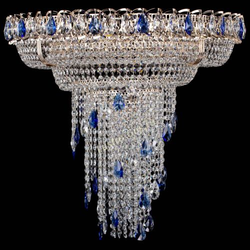 Люстра Кольцо №10 синяя в Симферополе Гусь Хрустальный