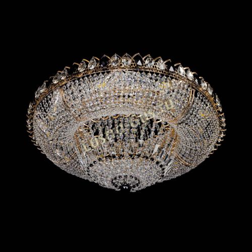 Люстра Кольцо Классика черное 800 мм  в Симферополе Гусь Хрустальный