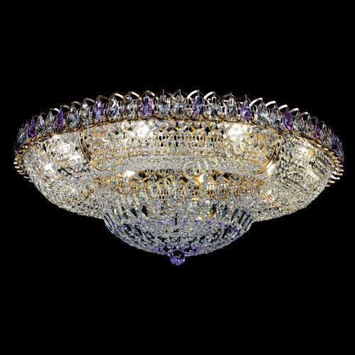 Люстра Кольцо Классика фиолетовая 800 мм в Симферополе Гусь Хрустальный