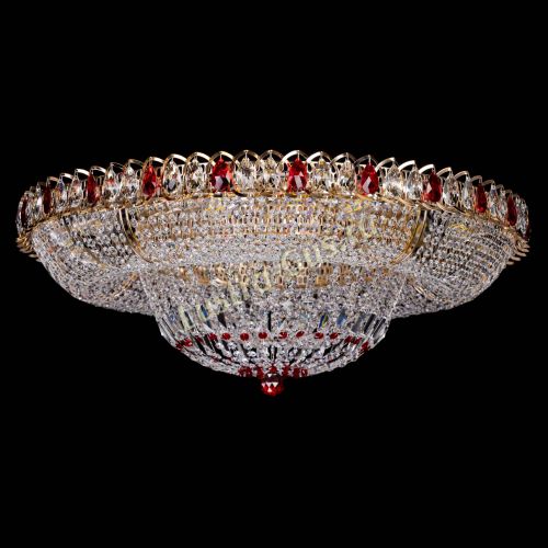 Люстра Кольцо Классика красное 800 мм  в Симферополе Гусь Хрустальный