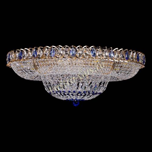 Люстра Кольцо Классика синее 800 мм  в Симферополе Гусь Хрустальный