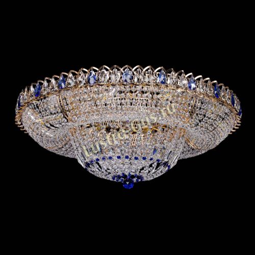 Люстра Кольцо Классика синее 800 мм  в Симферополе Гусь Хрустальный