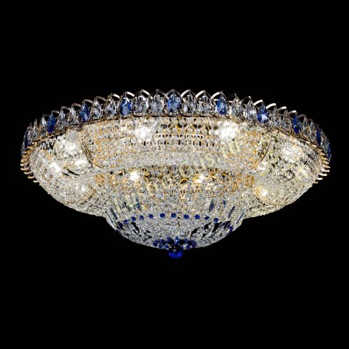 Люстра Кольцо Классика синее 800 мм  в Симферополе Гусь Хрустальный