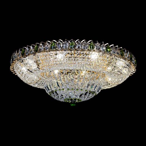 Люстра Кольцо Классика зеленое 800 мм  в Симферополе Гусь Хрустальный