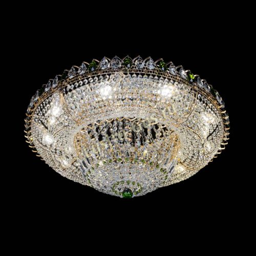 Люстра Кольцо Классика зеленое 800 мм  в Симферополе Гусь Хрустальный