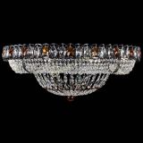 Люстра Кольцо Классика №8 Черная с чайными подвесками в Симферополе