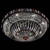 Люстра Кольцо Классика №8 Черная с чайными подвесками в Симферополе