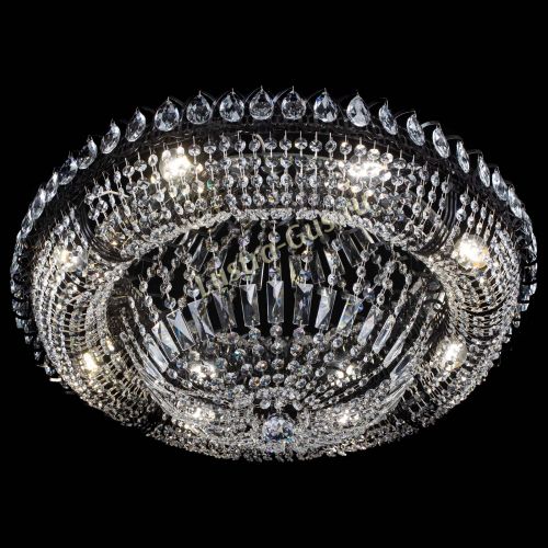 Люстра Кольцо Классика №8 Черная в Симферополе Гусь Хрустальный