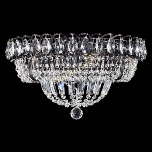 Люстра Кольцо Классика Черная в Симферополе Гусь Хрустальный