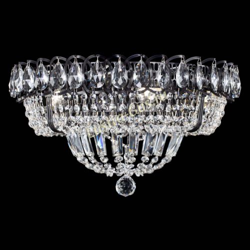 Люстра Кольцо Классика Черная в Симферополе Гусь Хрустальный