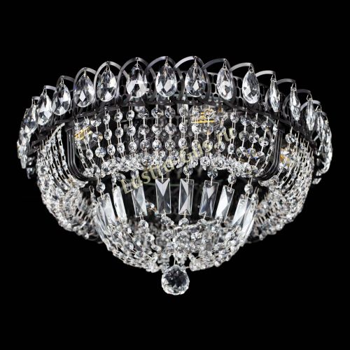 Люстра Кольцо Классика Черная в Симферополе Гусь Хрустальный