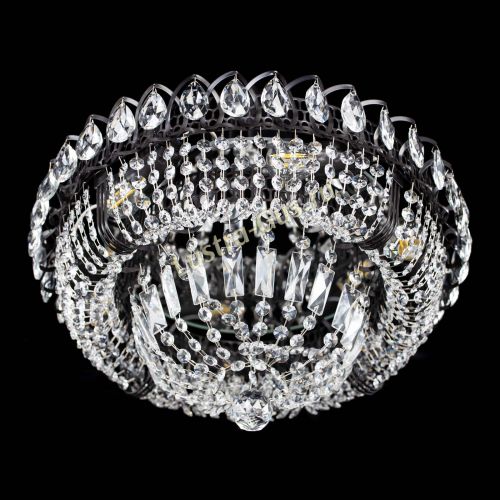 Люстра Кольцо Классика Черная в Симферополе Гусь Хрустальный