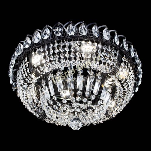 Люстра Кольцо Классика Черная в Симферополе Гусь Хрустальный