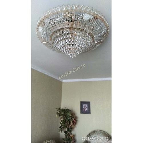 Люстра Кольцо Классика конус №10 в Симферополе Гусь Хрустальный