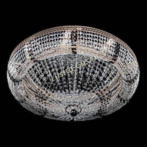 Люстра Кольцо Классика Венеция черная в Симферополе Гусь Хрустальный