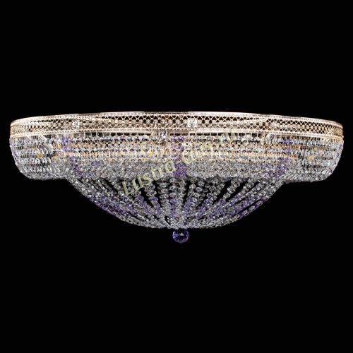 Люстра Кольцо Классика Венеция фиолетовая в Симферополе Гусь Хрустальный