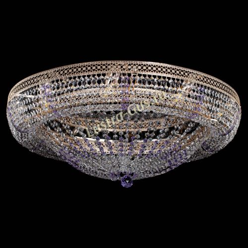 Люстра Кольцо Классика Венеция фиолетовая в Симферополе Гусь Хрустальный