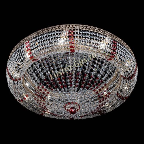 Люстра Кольцо Классика Венеция красная в Симферополе Гусь Хрустальный