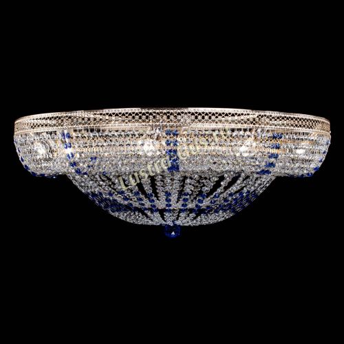 Люстра Кольцо Классика Венеция синяя в Симферополе Гусь Хрустальный