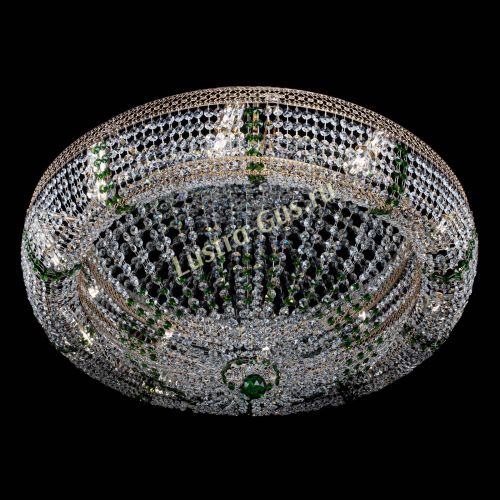 Люстра Кольцо Классика Венеция зеленая в Симферополе Гусь Хрустальный