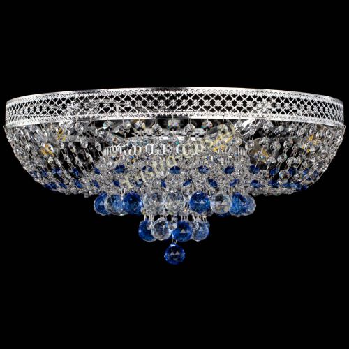 Люстра Кольцо Венеция №44 синяя в Симферополе Гусь Хрустальный