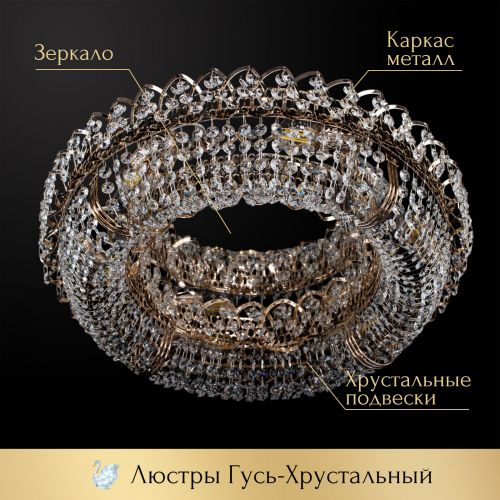 Люстра Кольцо оптикон в Симферополе Гусь Хрустальный