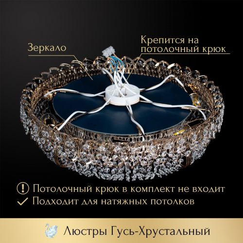 Люстра Кольцо оптикон в Симферополе Гусь Хрустальный