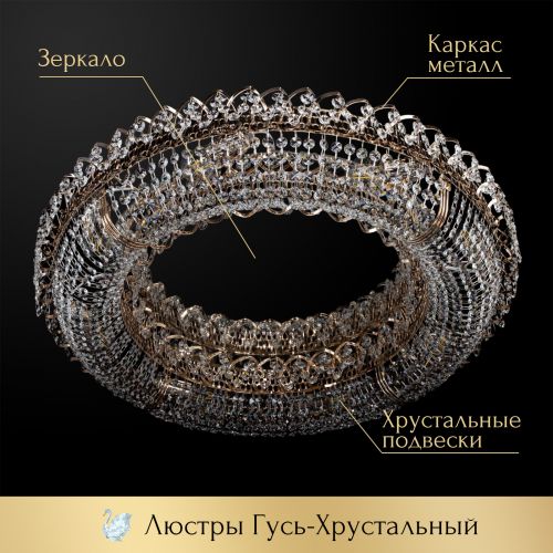 Люстра Кольцо оптикон в Симферополе Гусь Хрустальный