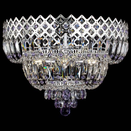 Люстра Корона №5 фиолетовая в Симферополе Гусь Хрустальный