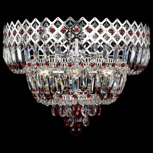 Люстра Корона №5 красная в Симферополе Гусь Хрустальный