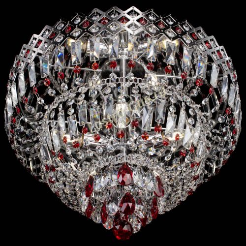 Люстра Корона №5 красная в Симферополе Гусь Хрустальный