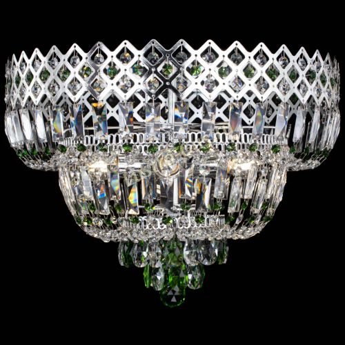 Люстра Корона №5 зеленая в Симферополе Гусь Хрустальный