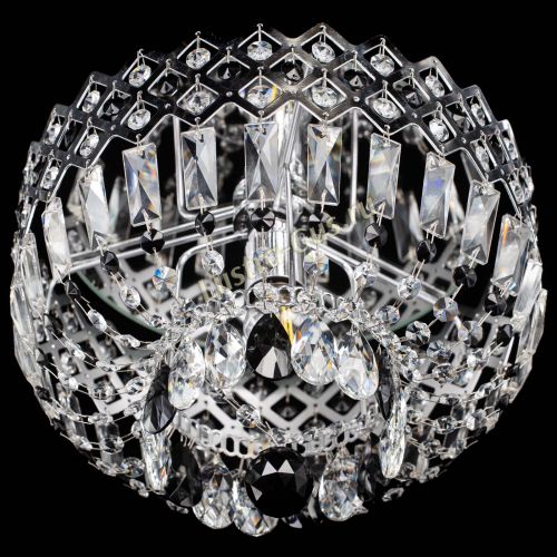 Люстра Корона пластинка №1 черная в Симферополе Гусь Хрустальный